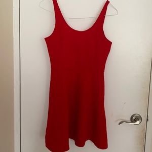 H&M Red Dress (Ribbed)